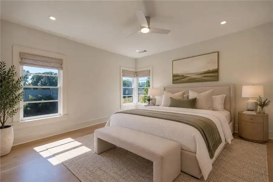 Furnished interior view inside a new home in , Sandy Springs (Image 65).