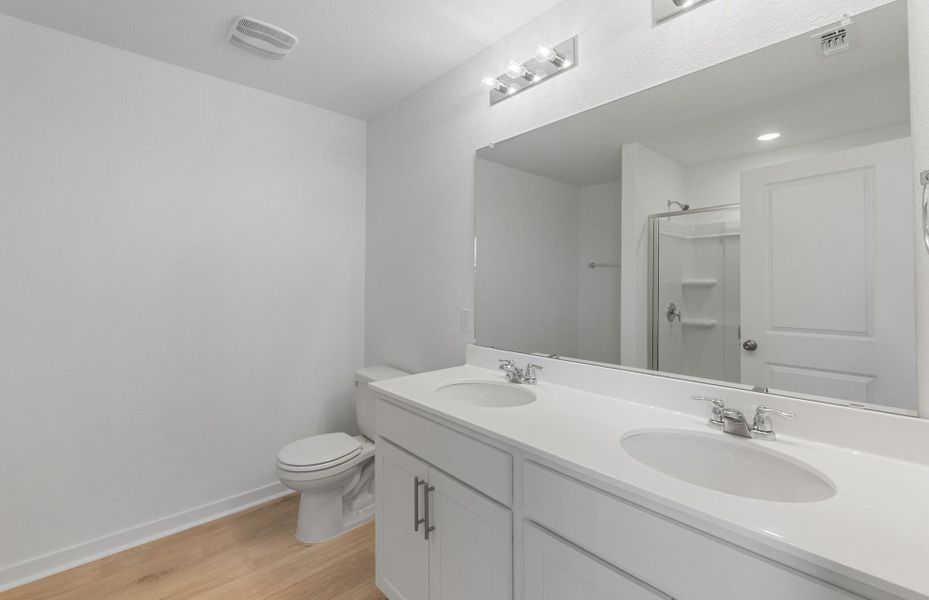 Furnished interior view inside a new home in Sonterra, Jarrell (Image 9).