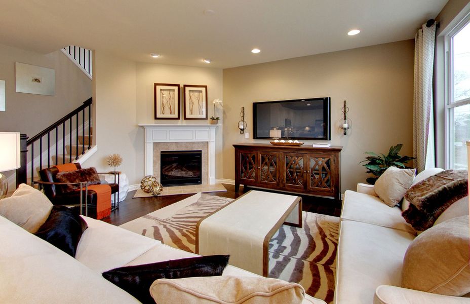 Representative furnished interior of a home built from the Eastfield by Pulte Homes in Devonshire, Mount Juliet (Image 19).