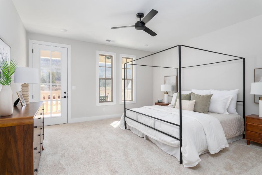 Furnished interior view inside a new home in Heritage Walk, Chattanooga (Image 9).