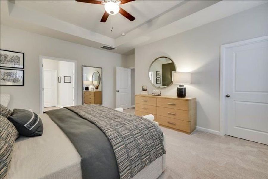 Representative furnished interior of a home built from the The Rembert by Stanley Martin Homes in Greenpoint, Harlem (Image 16).