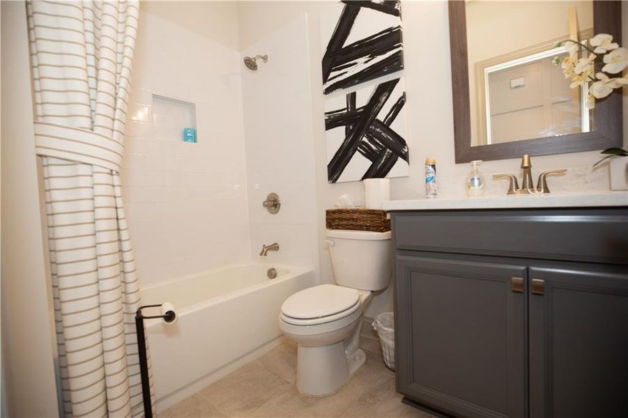 Furnished interior view inside a new home in Waterhaven Single Family, Cumming (Image 13).