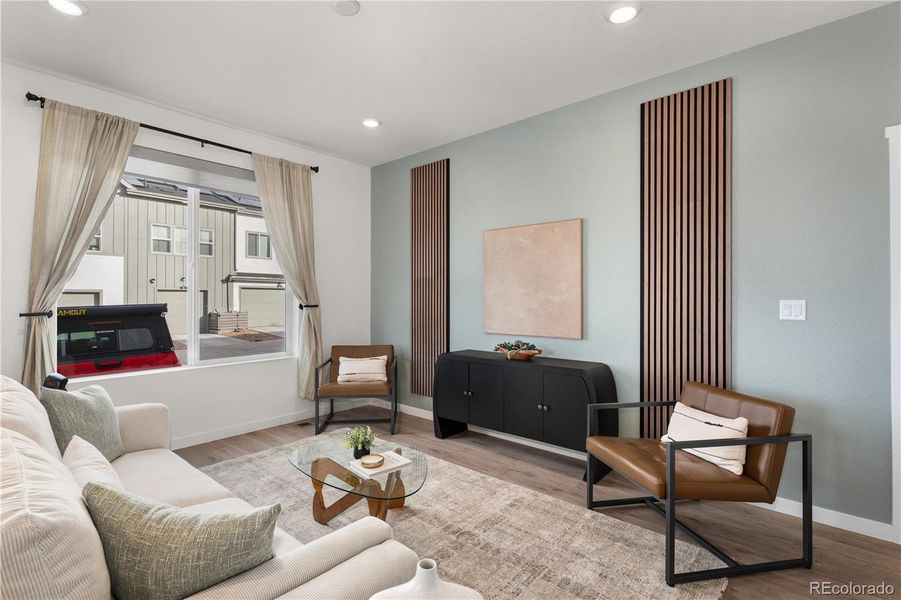 Furnished interior view inside a new home in Whisper Village, Arvada (Image 15).