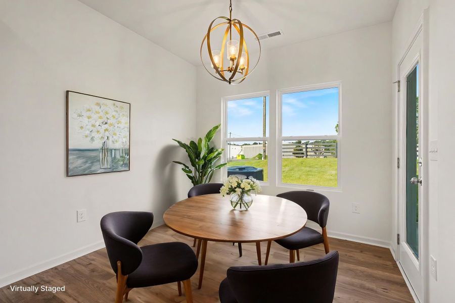 Furnished interior view inside a new home in Masons Mill, Erwin (Image 9).