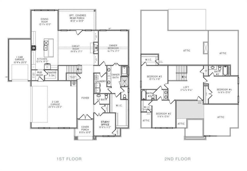 2D floor plan layout of this home in , Gainesville, GA (Image 3).