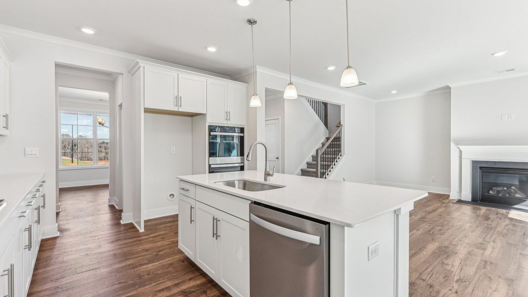 Furnished interior view inside a new home in Westport, York (Image 6).