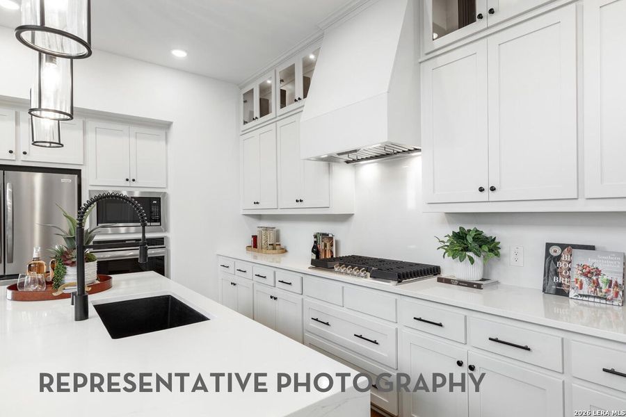 Furnished interior view inside a new home in The Ranches at Creekside, Boerne (Image 6).