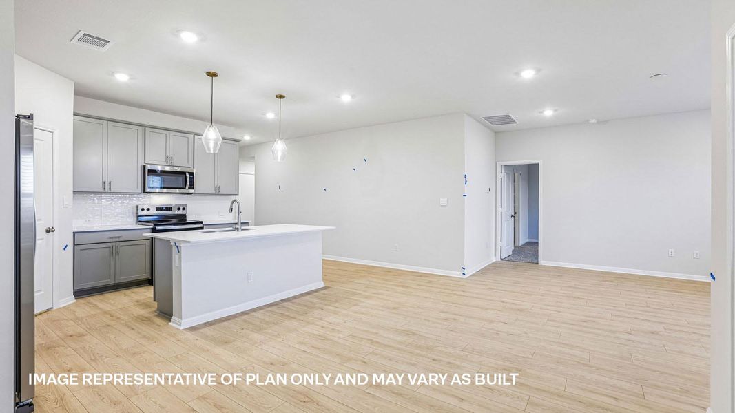 Furnished interior view inside a new home in Thunder Rock, Marble Falls (Image 11).