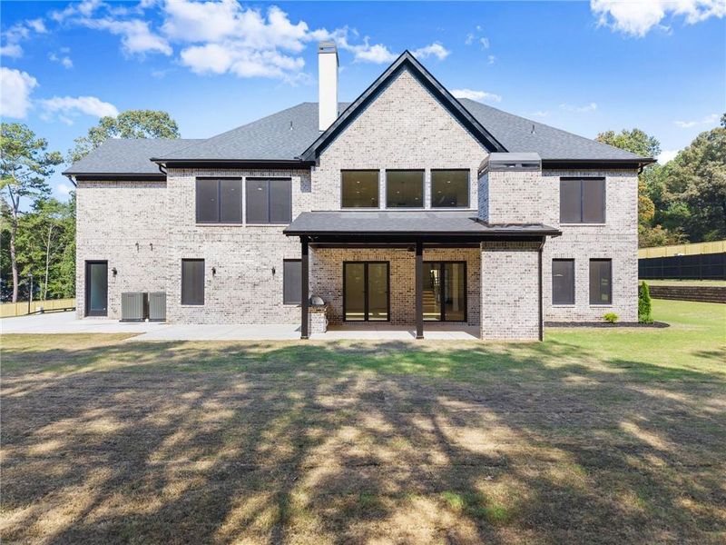 Exterior details and patio area of a home in , Hoschton (Image 34).