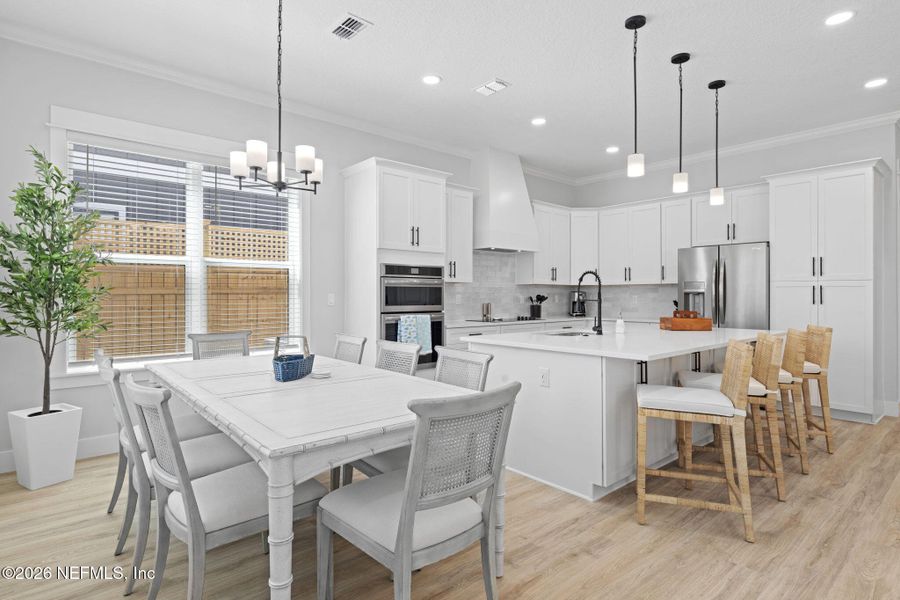 Furnished interior view inside a new home in , Jacksonville Beach (Image 61).