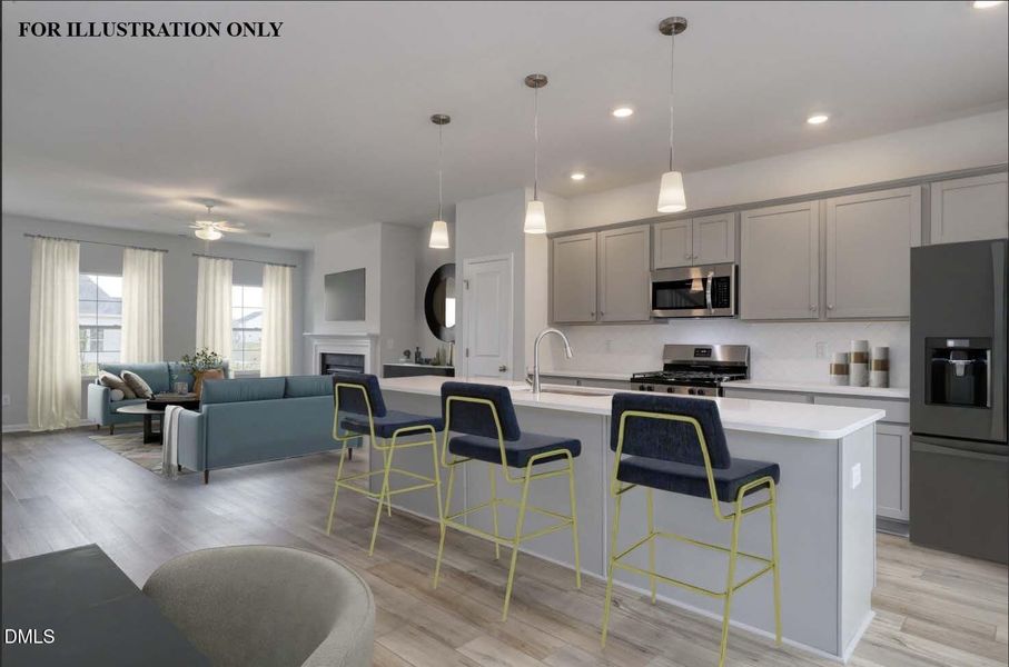 Kitchen Living Rm McDowell floor plan_Pa