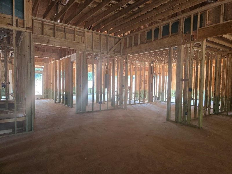 In-progress construction of a new home in , Stockbridge, GA (Image 3).