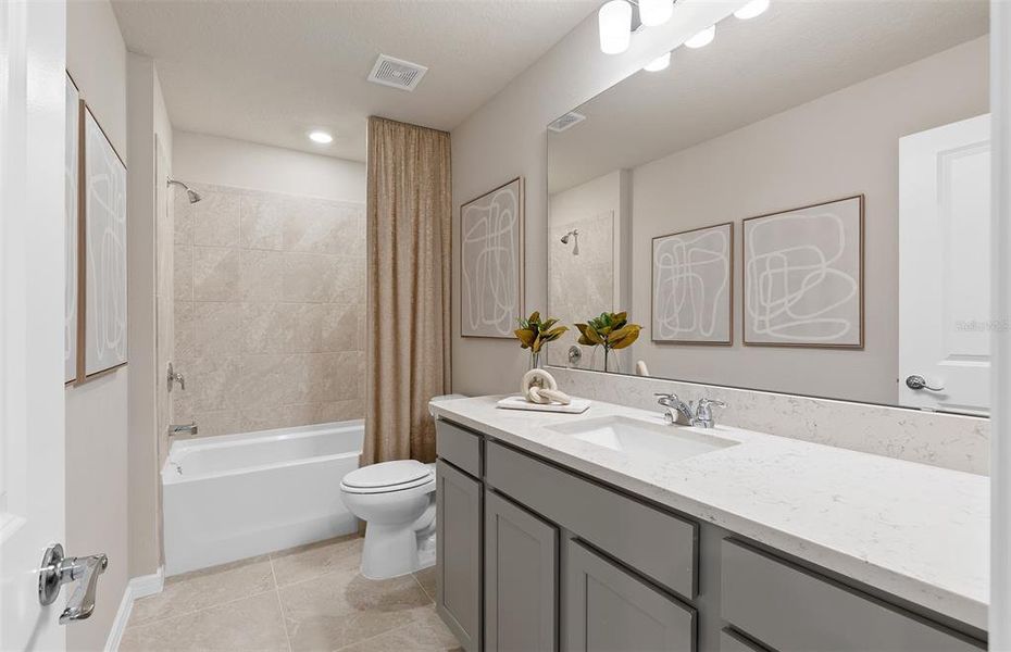 Furnished interior view inside a new home in The Landings at Live Oak Lake, St. Cloud (Image 34).