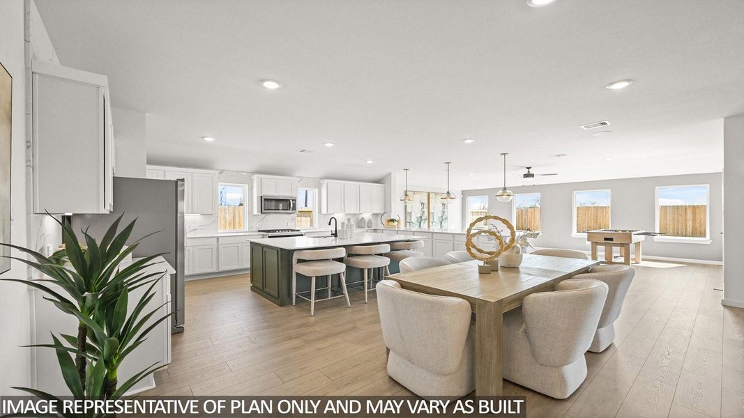 Furnished interior view inside a new home in Riverside Estates, Baytown (Image 20).