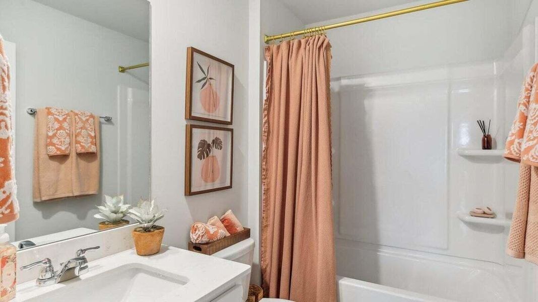 Furnished interior view inside a new home in Settlement at Salamander, North Charleston (Image 16).