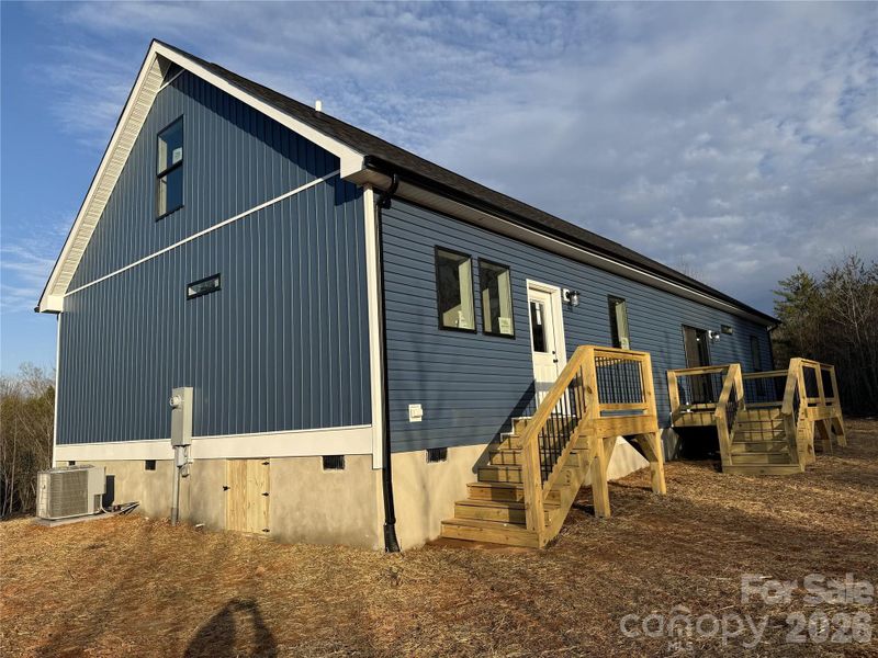 Exterior details and patio area of a home in , Morganton (Image 23).