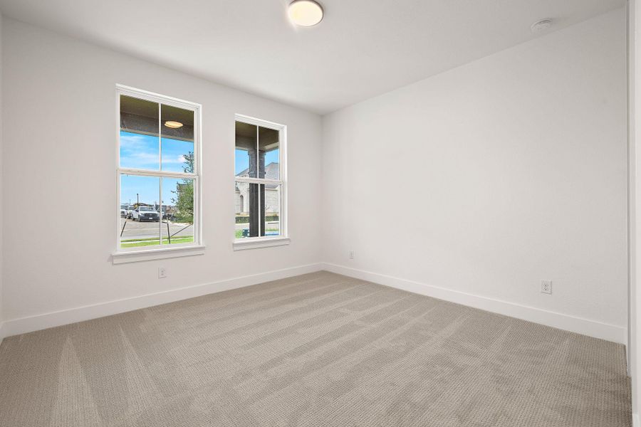 Spacious, unfurnished interior of a new home in Blackhawk in Pflugerville, Pflugerville (Image 37).