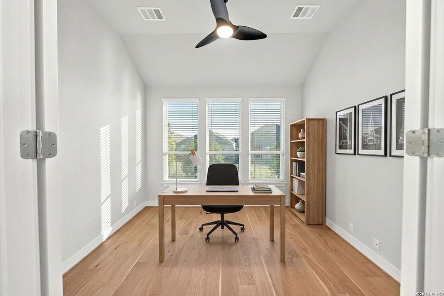 Furnished interior view inside a new home in Ventana, Bulverde (Image 6).