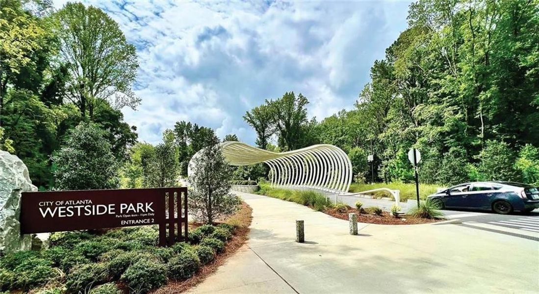 Natural landscape and outdoor views near Westside Bend at Proctor Creek Townhomes in Atlanta (Image 22). Natural landscape and outdoor views near Westside Bend at Proctor Creek Townhomes in Atlanta (Image 22).