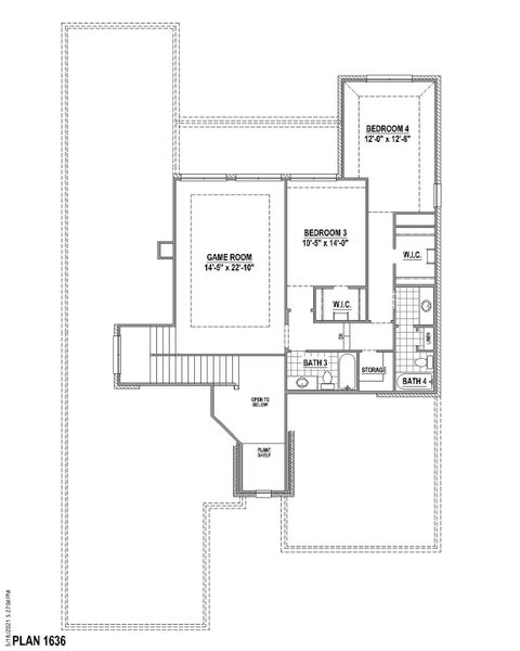 Plan 1636 2nd Floor