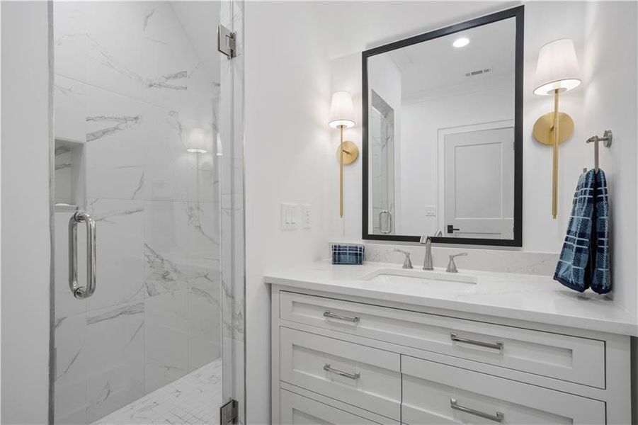 Furnished interior view inside a new home in , Alpharetta (Image 19).