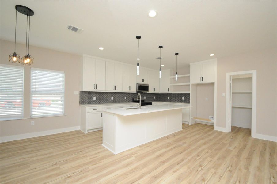 Furnished interior view inside a new home in , Houston (Image 12).
