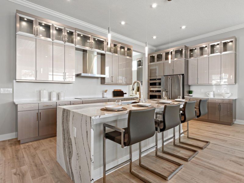 Furnished interior view inside a new home in PGA Village Verano, Port St. Lucie (Image 25).