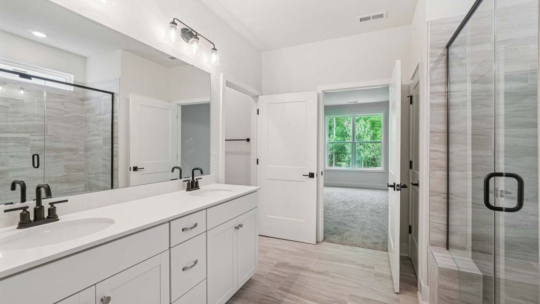 Representative furnished interior of a home built from the Cypress by D.R. Horton in Westport, York (Image 11).