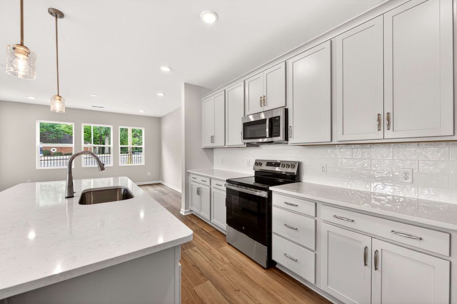 Furnished interior view inside a new home in Amplitude, Charlotte (Image 8).