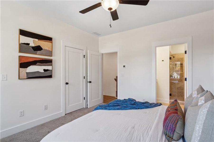 Furnished interior view inside a new home in , Atlanta (Image 6). Furnished interior view inside a new home in , Atlanta (Image 6).