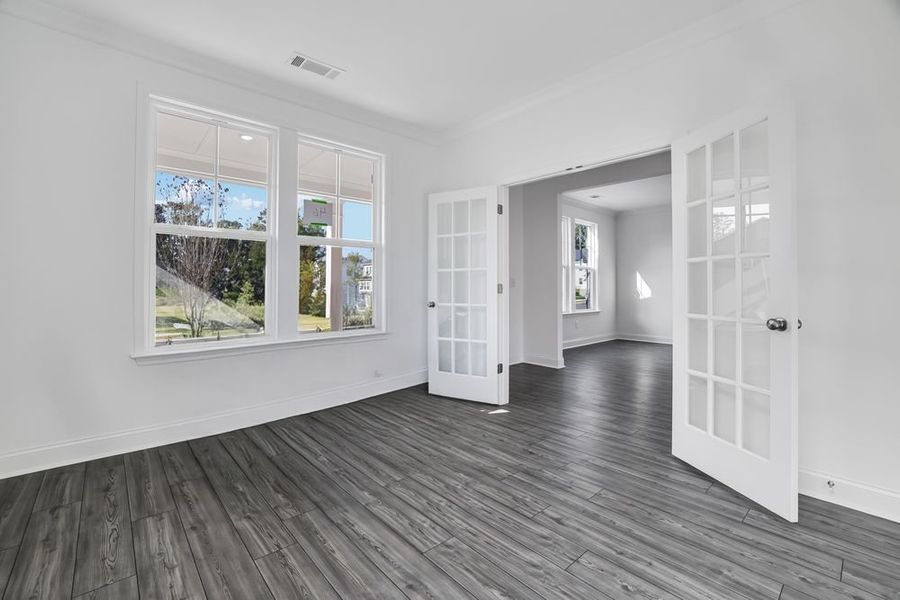 Spacious, unfurnished interior of a new home in Kennison Creek, Cumming (Image 24). Spacious, unfurnished interior of a new home in Kennison Creek, Cumming (Image 24).