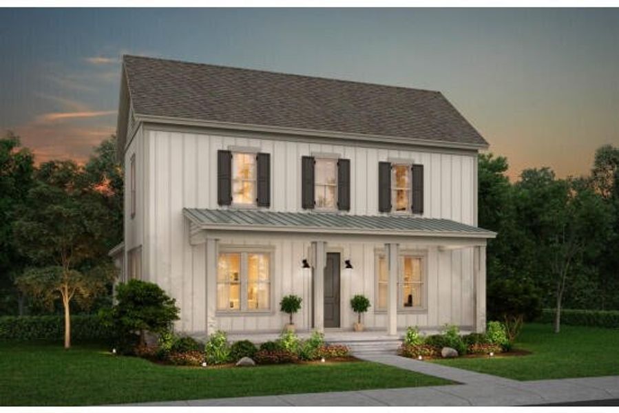 Front exterior of a new home in Nexton, Summerville, SC, highlighting curb appeal (Image 1).