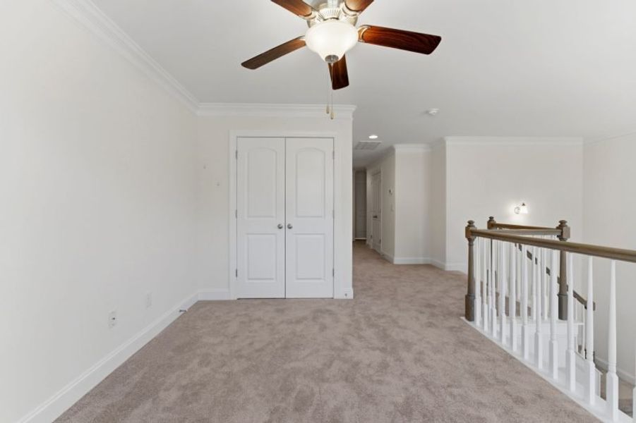 Representative unfurnished interior of a home built from the Cayman by Keystone Homes NC in Weybridge, Burlington (Image 60). Representative unfurnished interior of a home built from the Cayman by Keystone Homes NC in Weybridge, Burlington (Image 60).
