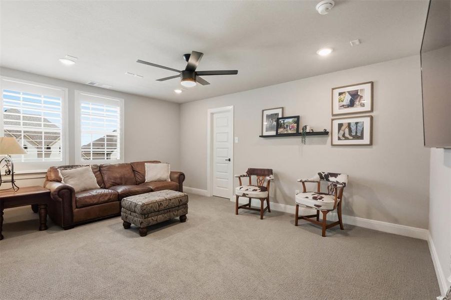 5th bedroom used as another living space right now. 5th bedroom used as another living space right now.