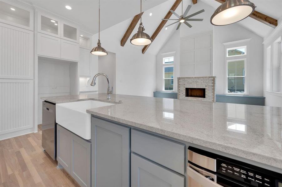 Furnished interior view inside a new home in , Midlothian (Image 6).