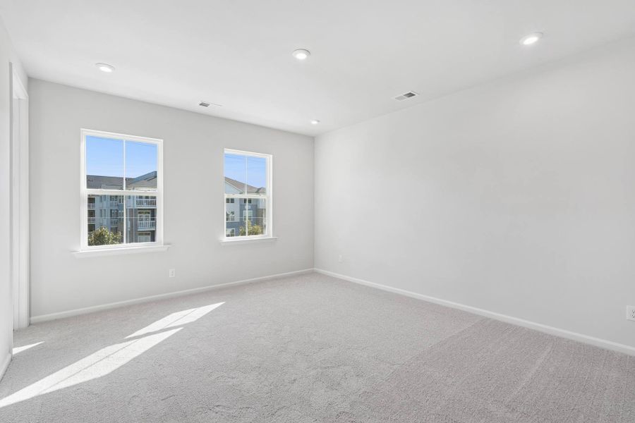 Representative unfurnished interior of a home built from the Nola by Tri Pointe Homes in Twinleaf Townes, Chapel Hill (Image 13).