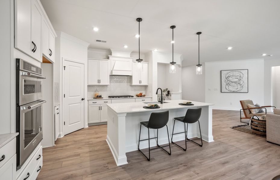 Representative furnished interior of a home built from the Amberwood by Pulte Homes in Parkside Crossing, Charlotte (Image 46).