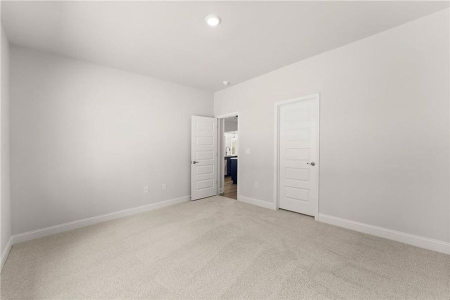 Representative unfurnished interior of a home built from the 2620 by Adams Homes in Williams Ridge, Bailey (Image 36). Representative unfurnished interior of a home built from the 2620 by Adams Homes in Williams Ridge, Bailey (Image 36).