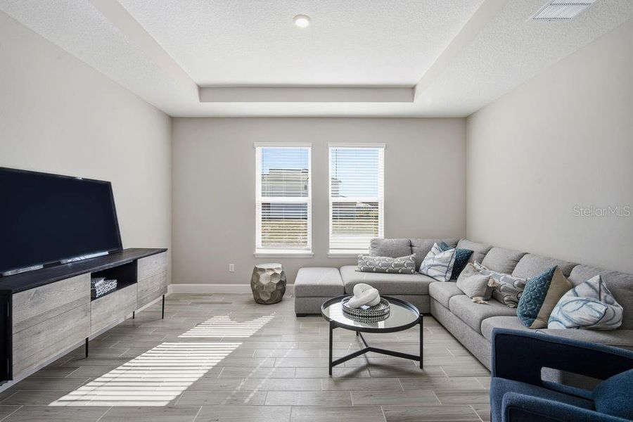 Furnished interior view inside a new home in Hammock at Two Rivers, Zephyrhills (Image 6).
