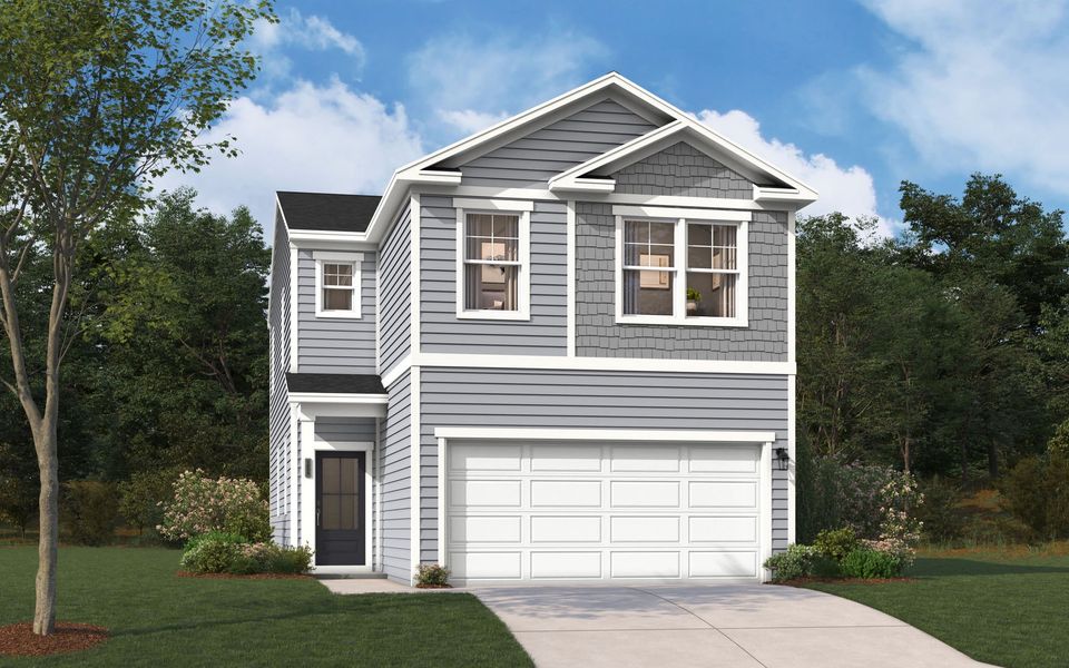 Representative exterior photo of a completed home built from the The Babson by Stanley Martin Homes in Old Charleston Acres, Pelion, SC (Image 17).