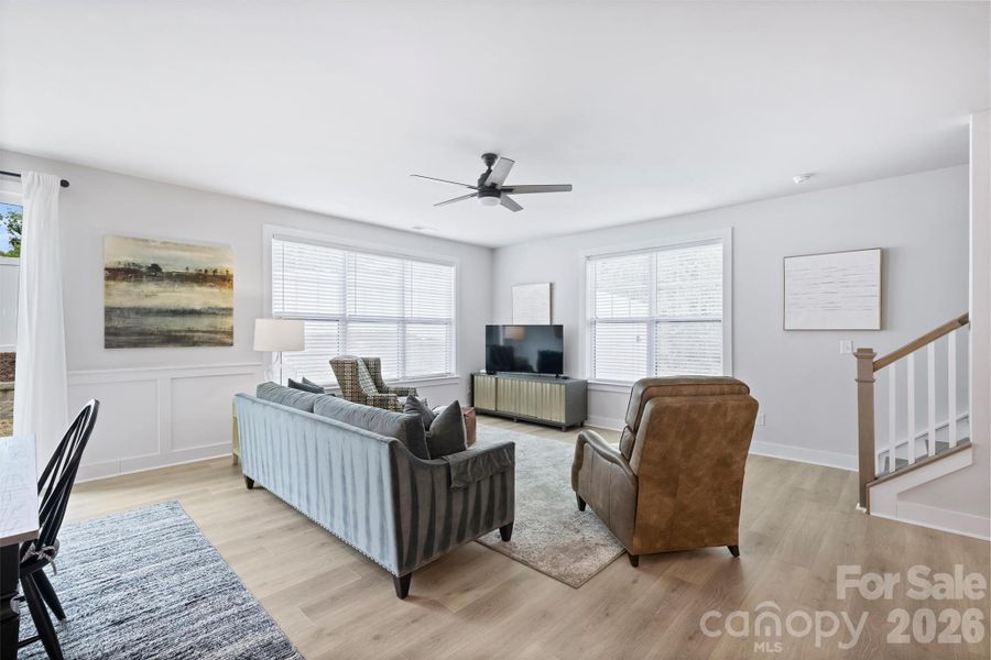 Furnished interior view inside a new home in , Charlotte (Image 43).