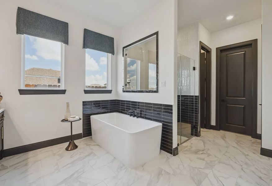 Plan 5058 primary bath - staged - 14 of 26 Plan 5058 primary bath - staged - 14 of 26