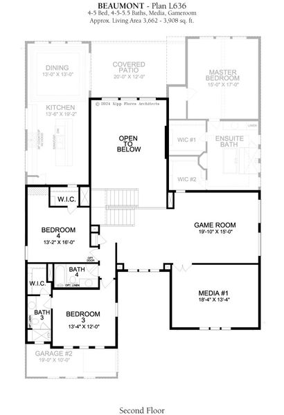 2D floor plan layout for the Beaumont by Landon Homes in Lexington Frisco, Frisco, TX (Image 4). 2D floor plan layout for the Beaumont by Landon Homes in Lexington Frisco, Frisco, TX (Image 4).