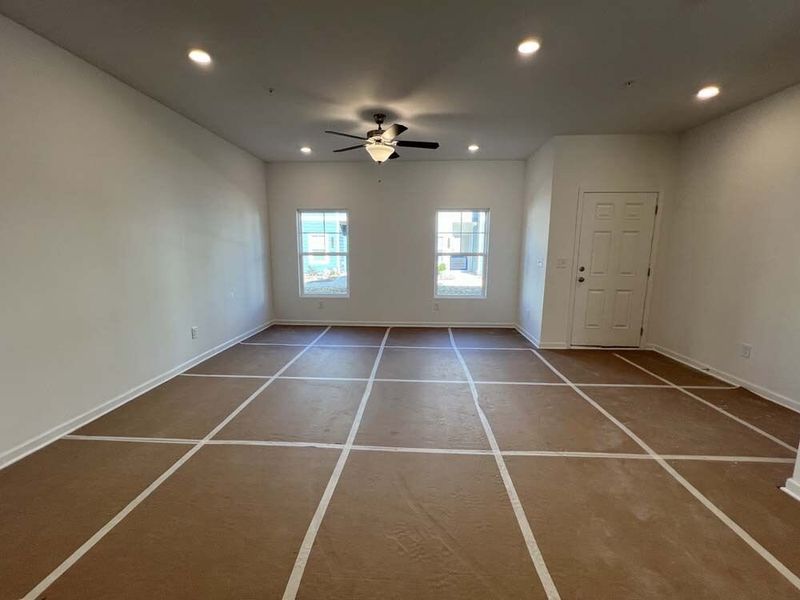 Family Room Construction Progress