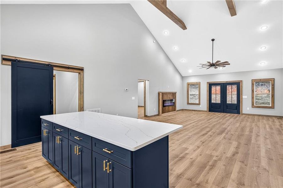 Furnished interior view inside a new home in , Ellijay (Image 10).