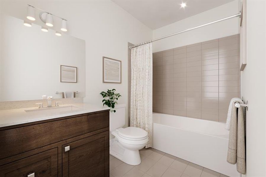 Representative furnished interior of a home built from the Aurora by Ryan Homes in Cedar Landings, Leesburg (Image 7).