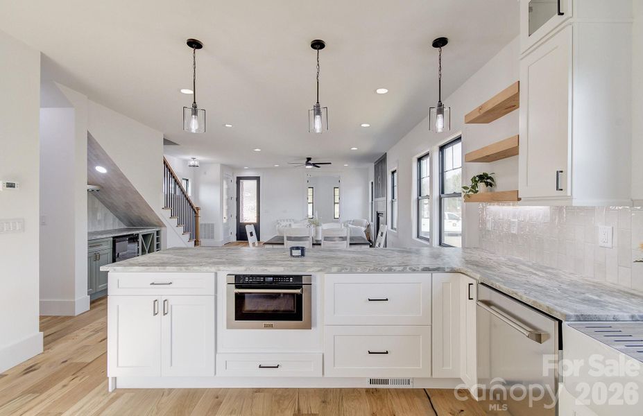 Furnished interior view inside a new home in , Hendersonville (Image 34).