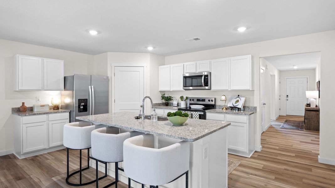 Furnished interior view inside a new home in Timber Creek, Rossville (Image 15).