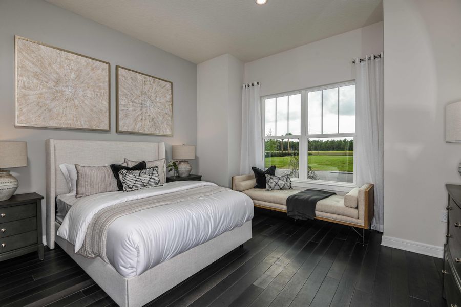 Furnished interior view inside a new home in Avondale at Avenir, Palm Beach Gardens (Image 15).
