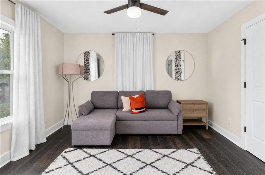 Furnished interior view inside a new home in , Atlanta (Image 28).